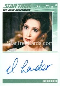 Star Trek The Next Generation Portfolio Prints Series One Trading Card Autograph Rosalyn Landor