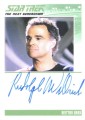 Star Trek The Next Generation Portfolio Prints Series One Trading Card Autograph Rudolph Willrich