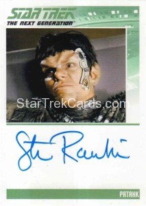 Star Trek The Next Generation Portfolio Prints Series One Trading Card Autograph Steven Rankin