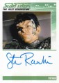 Star Trek The Next Generation Portfolio Prints Series One Trading Card Autograph Steven Rankin