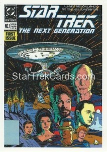 Star Trek The Next Generation Portfolio Prints Series One Trading Card Comic 01