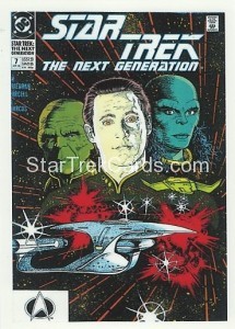Star Trek The Next Generation Portfolio Prints Series One Trading Card Comic 07