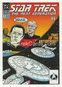 Star Trek The Next Generation Portfolio Prints Series One Trading Card Comic 11