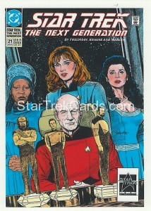 Star Trek The Next Generation Portfolio Prints Series One Trading Card Comic 21