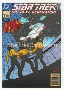 Star Trek The Next Generation Portfolio Prints Series One Trading Card Comic 41