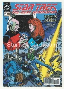 Star Trek The Next Generation Portfolio Prints Series One Trading Card Comic 71