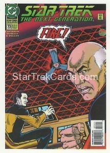 Star Trek The Next Generation Portfolio Prints Series One Trading Card Comic 73