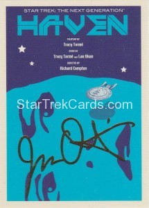 Star Trek The Next Generation Portfolio Prints Series One Trading Card Gold 11