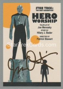 Star Trek The Next Generation Portfolio Prints Series One Trading Card Gold 111