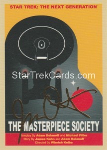 Star Trek The Next Generation Portfolio Prints Series One Trading Card Gold 113