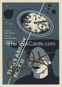 Star Trek The Next Generation Portfolio Prints Series One Trading Card Gold 127