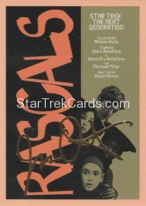 Star Trek The Next Generation Portfolio Prints Series One Trading Card Gold 133