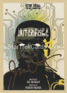 Star Trek The Next Generation Portfolio Prints Series One Trading Card Gold 155