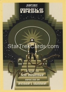 Star Trek The Next Generation Portfolio Prints Series One Trading Card Gold 169