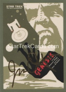 Star Trek The Next Generation Portfolio Prints Series One Trading Card Gold 171