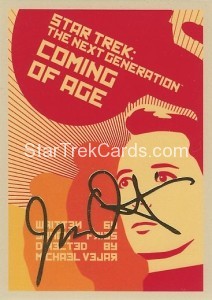 Star Trek The Next Generation Portfolio Prints Series One Trading Card Gold 19