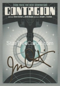 Star Trek The Next Generation Portfolio Prints Series One Trading Card Gold 37