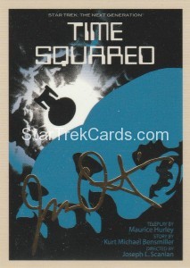 Star Trek The Next Generation Portfolio Prints Series One Trading Card Gold 39