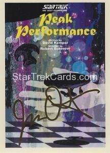 Star Trek The Next Generation Portfolio Prints Series One Trading Card Gold 47