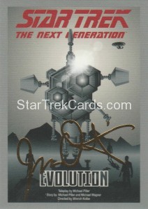 Star Trek The Next Generation Portfolio Prints Series One Trading Card Gold 49