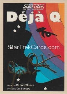 Star Trek The Next Generation Portfolio Prints Series One Trading Card Gold 61