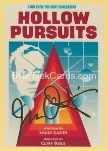 Star Trek The Next Generation Portfolio Prints Series One Trading Card Gold 69