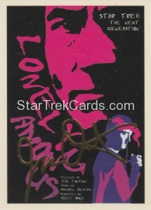 Star Trek The Next Generation Portfolio Prints Series One Trading Card Gold 7