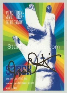 Star Trek The Next Generation Portfolio Prints Series One Trading Card Gold 71