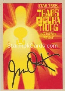 Star Trek The Next Generation Portfolio Prints Series One Trading Card Gold 73