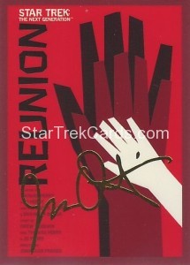 Star Trek The Next Generation Portfolio Prints Series One Trading Card Gold 81