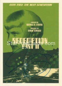 Star Trek The Next Generation Portfolio Prints Series One Trading Card JOA101