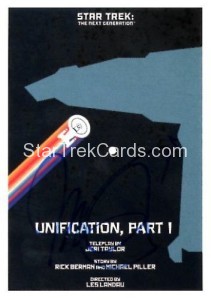Star Trek The Next Generation Portfolio Prints Series One Trading Card JOA107