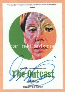 Star Trek The Next Generation Portfolio Prints Series One Trading Card JOA117