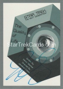 Star Trek The Next Generation Portfolio Prints Series One Trading Card JOA135