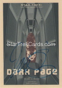 Star Trek The Next Generation Portfolio Prints Series One Trading Card JOA159