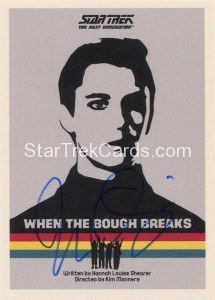 Star Trek The Next Generation Portfolio Prints Series One Trading Card JOA17