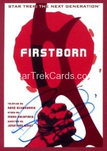 Star Trek The Next Generation Portfolio Prints Series One Trading Card JOA173