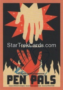 Star Trek The Next Generation Portfolio Prints Series One Trading Card JOA41