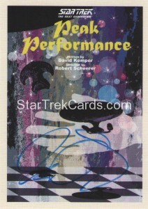 Star Trek The Next Generation Portfolio Prints Series One Trading Card JOA47