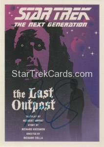 Star Trek The Next Generation Portfolio Prints Series One Trading Card JOA5