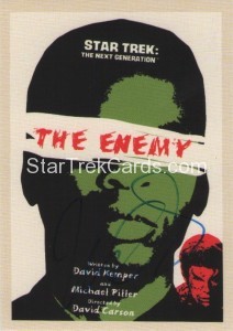 Star Trek The Next Generation Portfolio Prints Series One Trading Card JOA55