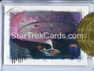 Star Trek The Next Generation Portfolio Prints Series One Trading Card Sketch Charles Hall Alternate