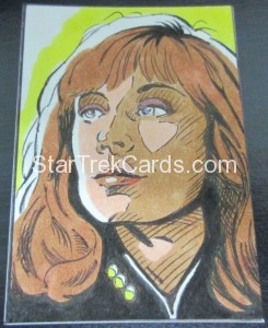 Star Trek The Next Generation Portfolio Prints Series One Trading Card Sketch Keith Carter