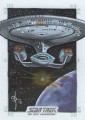 Star Trek The Next Generation Portfolio Prints Series One Trading Card Sketch Leon Braojos