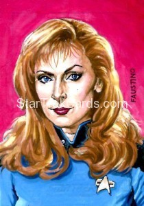 Star Trek The Next Generation Portfolio Prints Series One Trading Card Sketch Norman Jim Faustino