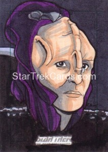 Star Trek The Next Generation Portfolio Prints Series One Trading Card Sketch Rich Molinelli Alternate