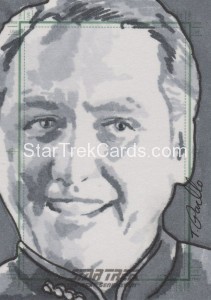 Star Trek The Next Generation Portfolio Prints Series One Trading Card Sketch Tanner Padlo