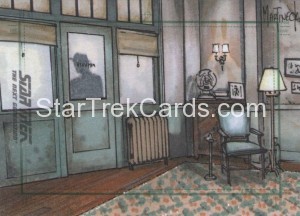 Star Trek The Next Generation Portfolio Prints Series One Trading Card Sketch Warren Martineck