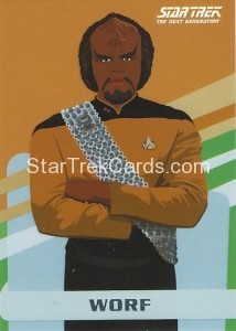 Star Trek The Next Generation Portfolio Prints Series One Trading Card U11