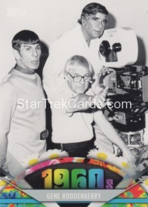 2011 Topps American Pie Gene Roddenberry Trading Card